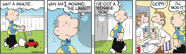 Drabble on Friday August 8, 2014 Comic Strip