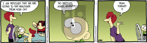 The Buckets on Monday January 2, 2017 Comic Strip