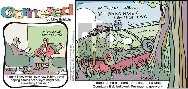 Cornered on Sunday October 12, 2008 Comic Strip