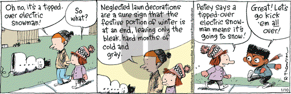 Cul de Sac on Saturday January 10, 2009 Comic Strip