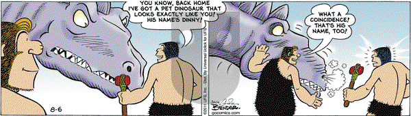 Alley Oop - Saturday August 6, 2011 Comic Strip