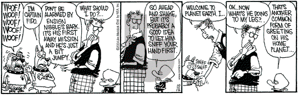 Monty on Tuesday October 12, 2004 Comic Strip