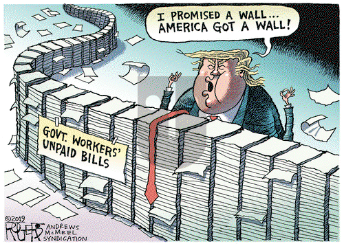 Rob Rogers on Friday January 25, 2019 Comic Strip