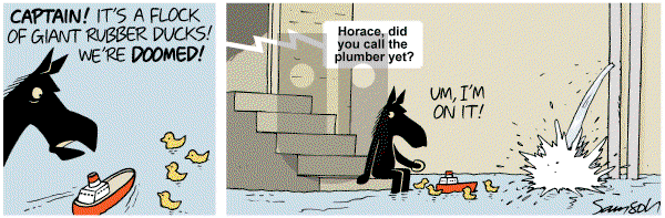 Dark Side of the Horse on Friday October 7, 2011 Comic Strip