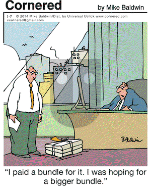 Cornered on Tuesday January 7, 2014 Comic Strip