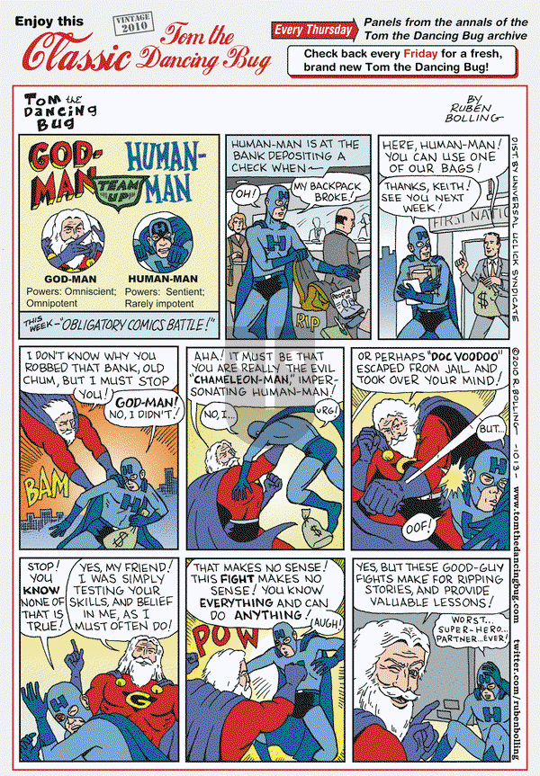 Tom the Dancing Bug on Thursday January 7, 2021 Comic Strip