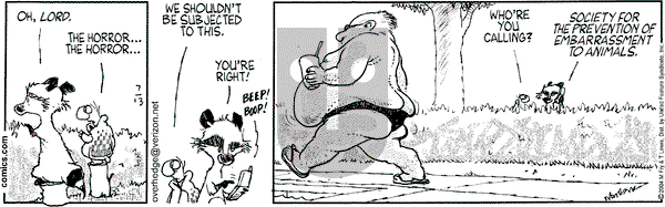 Over the Hedge on Tuesday July 13, 2004 Comic Strip