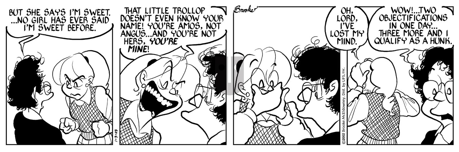 9 Chickweed Lane - Friday January 3, 2003 Comic Strip