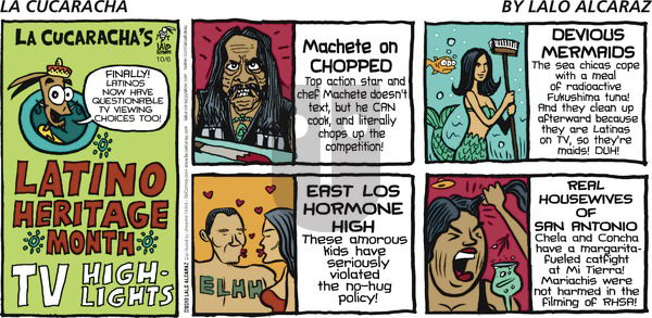 La Cucaracha on Sunday October 6, 2013 Comic Strip