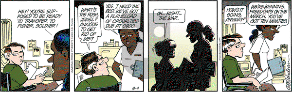 Doonesbury on Monday October 4, 2004 Comic Strip