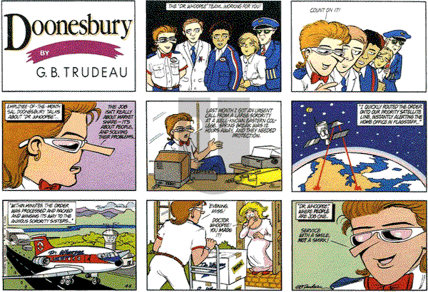 Doonesbury on Friday July 5, 1991 Comic Strip