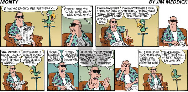 Monty on Sunday July 2, 2017 Comic Strip