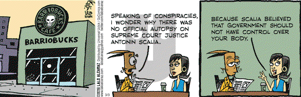 La Cucaracha on Thursday March 3, 2016 Comic Strip