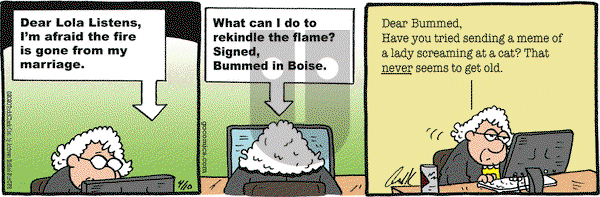 Lola on Friday April 10, 2020 Comic Strip