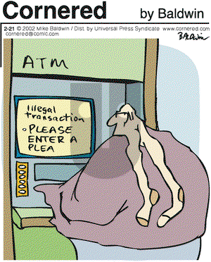 Cornered on Thursday February 21, 2002 Comic Strip