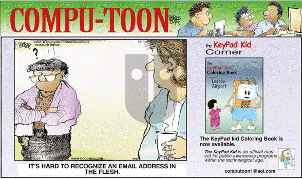 Compu-toon on Sunday February 5, 2012 Comic Strip