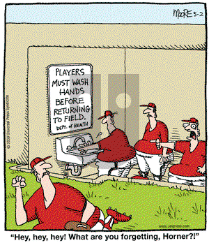 In the Bleachers on Tuesday May 2, 2000 Comic Strip