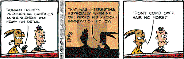 La Cucaracha on Thursday July 2, 2015 Comic Strip