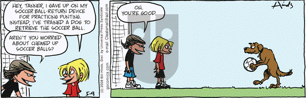 Cleats on Friday May 9, 2008 Comic Strip