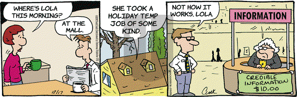 Lola on Monday December 17, 2012 Comic Strip