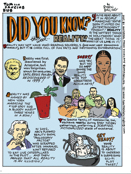 Tom the Dancing Bug on Saturday July 10, 2004 Comic Strip