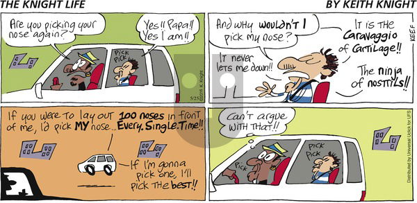 The Knight Life on Sunday May 25, 2014 Comic Strip