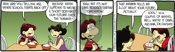 The Buckets on Tuesday August 2, 2016 Comic Strip