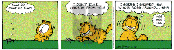 Garfield on Friday June 28, 1996 Comic Strip