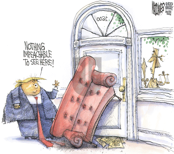 Matt Davies on Wednesday October 9, 2019 Comic Strip