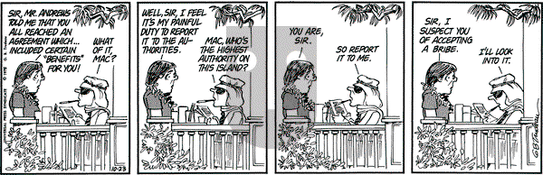 Doonesbury on Thursday October 23, 1975 Comic Strip