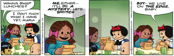 Nancy on Thursday April 24, 2008 Comic Strip