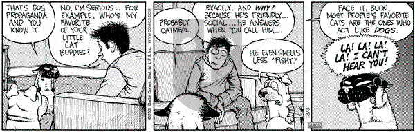 Get Fuzzy on Tuesday December 18, 2001 Comic Strip