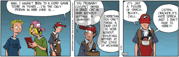 Get Fuzzy on Monday April 26, 2004 Comic Strip