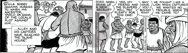 Alley Oop on Thursday March 29, 2001 Comic Strip