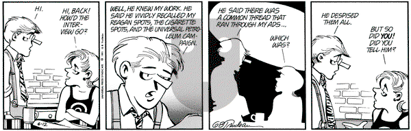 Doonesbury on Wednesday June 12, 1991 Comic Strip