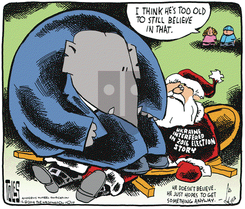 Tom Toles on Monday December 9, 2019 Comic Strip