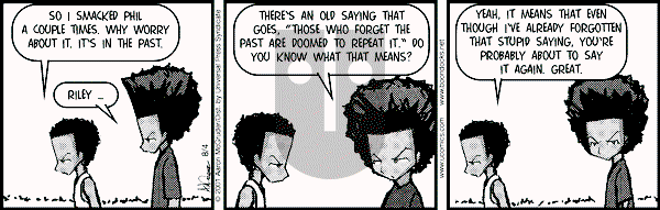 The Boondocks on Saturday March 7, 2009 Comic Strip