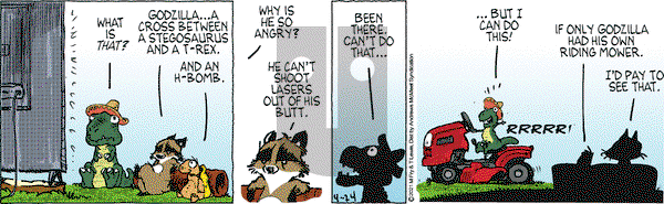 Over the Hedge on Saturday April 24, 2021 Comic Strip
