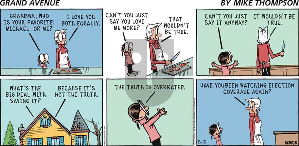 Grand Avenue on Sunday May 3, 2020 Comic Strip