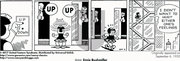 Nancy Classics on Wednesday September 6, 2017 Comic Strip