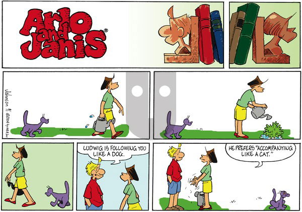 Arlo and Janis on Sunday August 1, 2004 Comic Strip