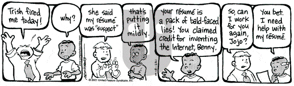JumpStart on Saturday October 6, 2001 Comic Strip