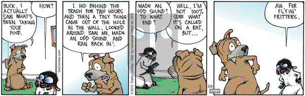 Get Fuzzy on Wednesday March 6, 2013 Comic Strip