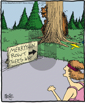 In the Bleachers on Friday July 1, 2011 Comic Strip