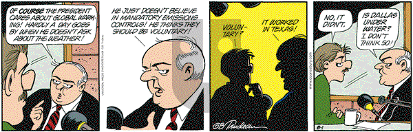 Doonesbury - Wednesday August 1, 2001 Comic Strip