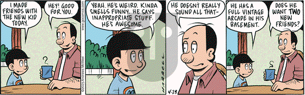 Adam@Home on Monday April 28, 2025 Comic Strip