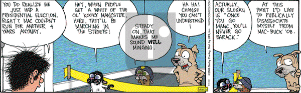 Get Fuzzy on Friday December 12, 2008 Comic Strip
