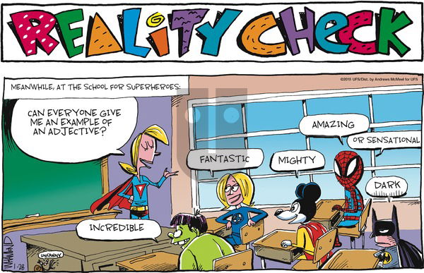Reality Check on Sunday January 28, 2018 Comic Strip