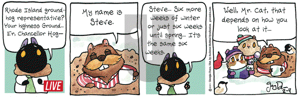 Breaking Cat News on Thursday February 4, 2021 Comic Strip