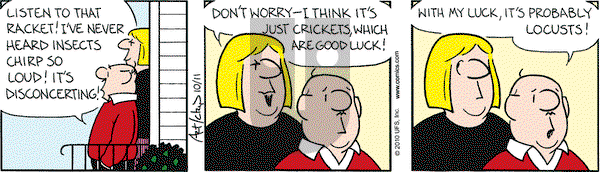 The Born Loser on Monday October 11, 2010 Comic Strip